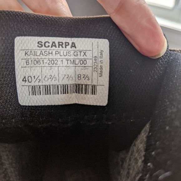 Scarpa Goretex Hiking Boots Womens - Picture 4 of 5